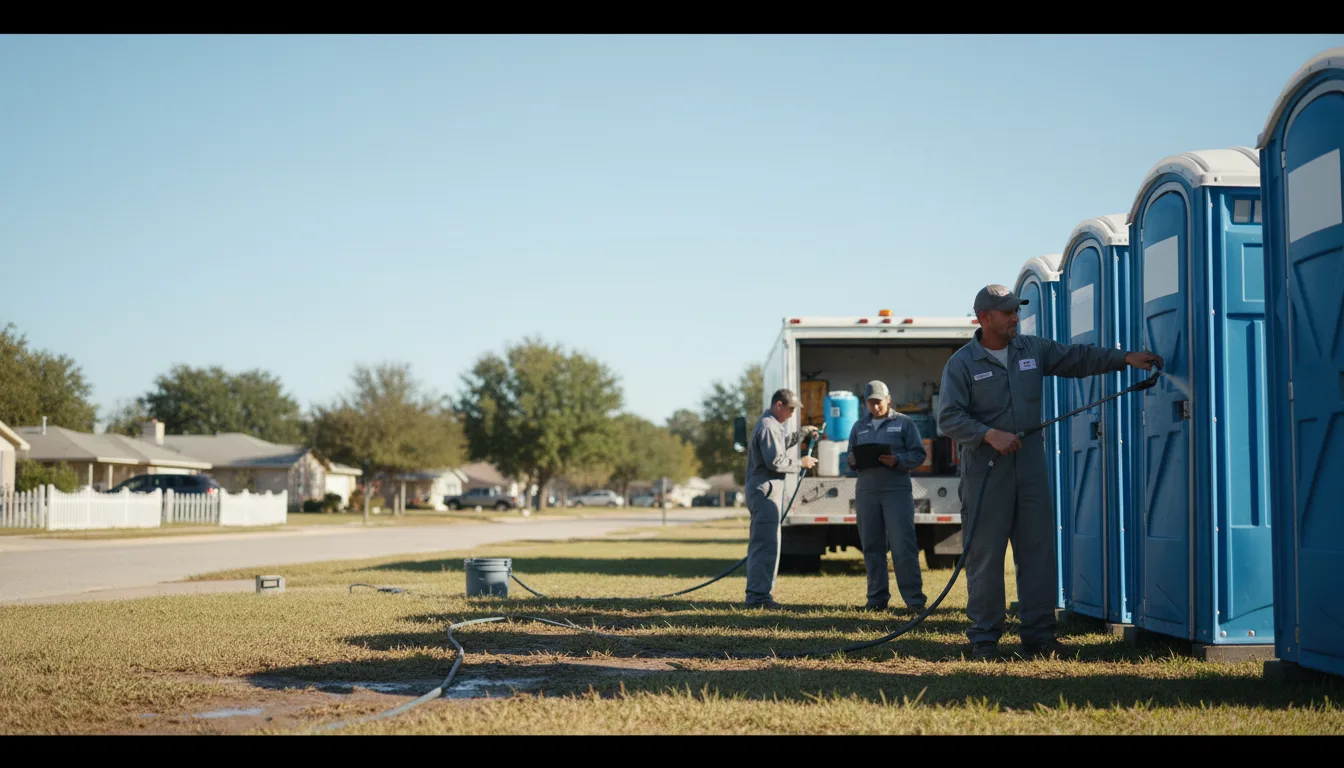 Long-Term Portable Toilet Rental in Huntersville, NC near me